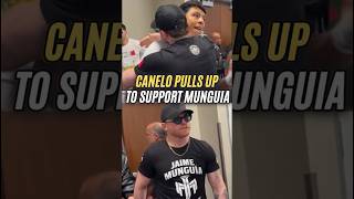 Canelo PULLS UP to support Munguia in final moments!