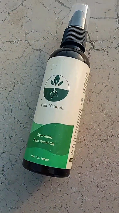 Tulir Naturals pain relief 🥲 #painrelief #ayurvedic #relievestress