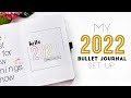 MY 2022 BULLET JOURNAL SET UP | Everyday Planner | Plan with Me