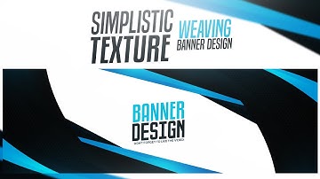Photoshop Tutorial: Simplistic Texture Weaving Banner Design