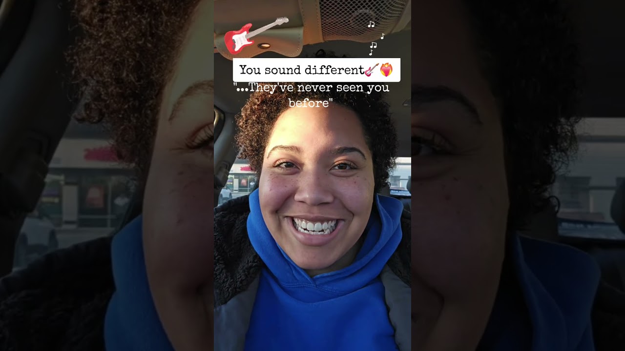 You sound different🎸❤️❤️‍🔥