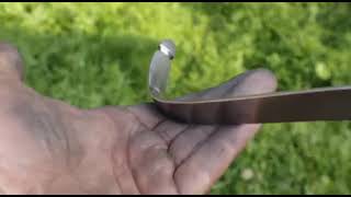 Forging a BOW out of Rusted Leaf SPRING
