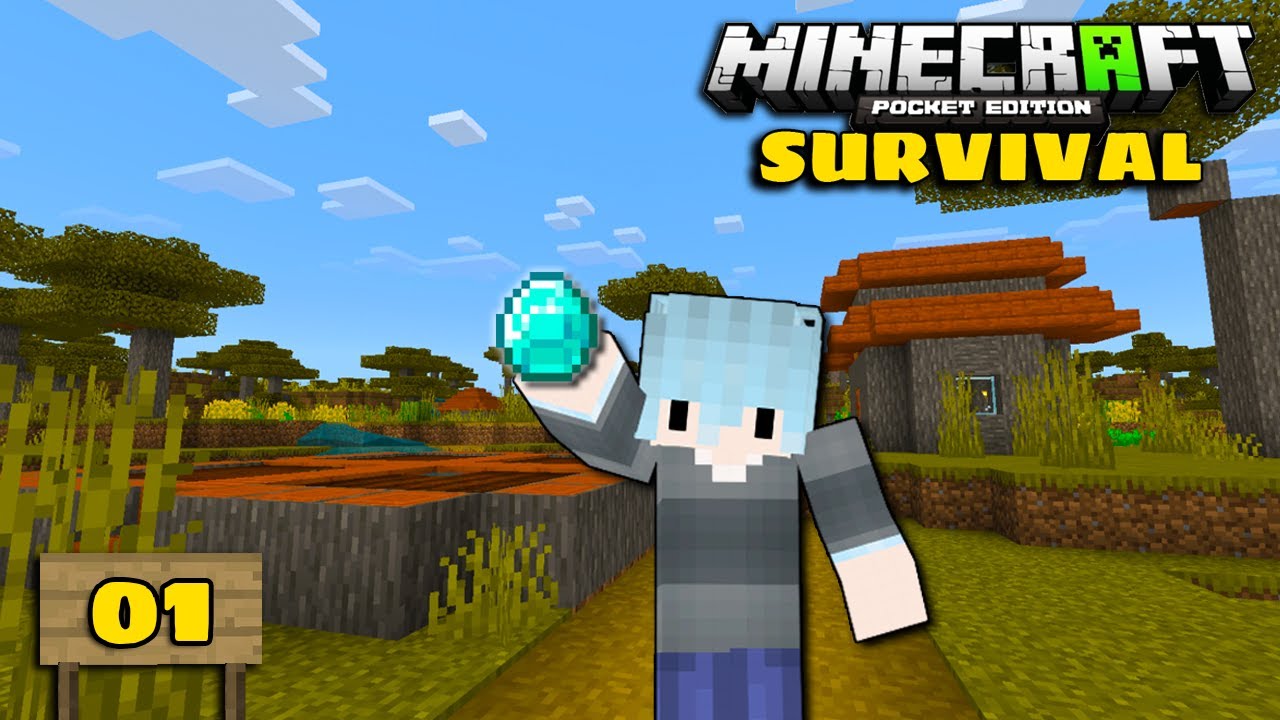 MINECRAFT PE 1.18 Let's play #1 "BRAND NEW START!"