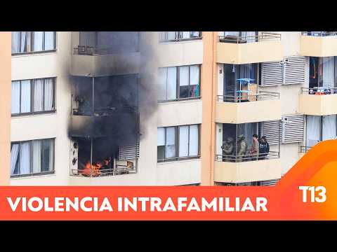Incendió departamento en que vivía su familia