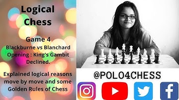 Logical Chess : Move by Move : Game 4 Explained