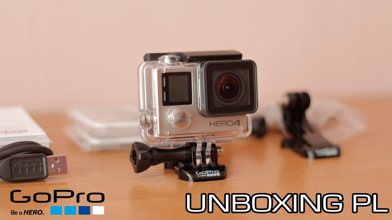 GoPro Hero4 Silver - Unboxing PL - YouTube