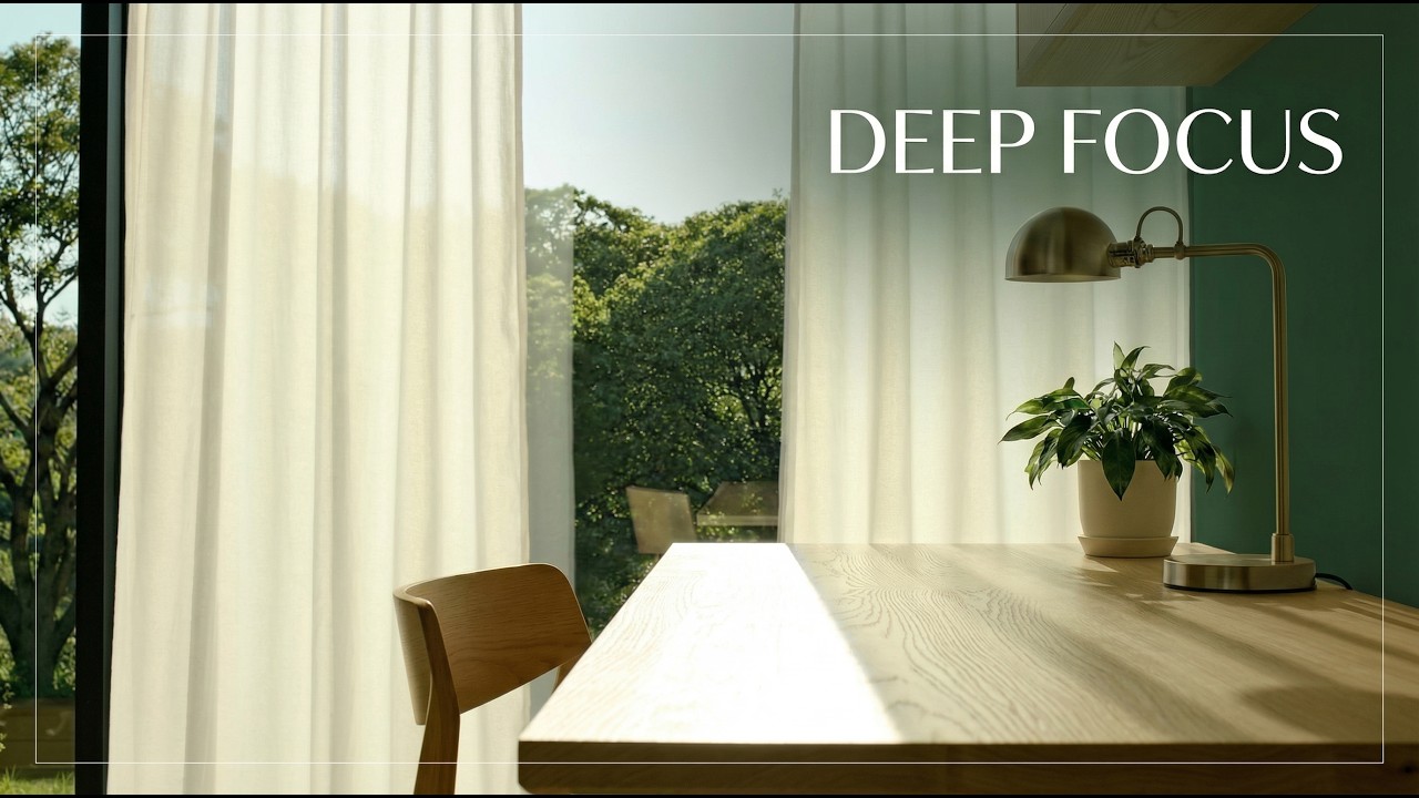 Deep Focus Music – 60 Min Calm Productivity Soundscape