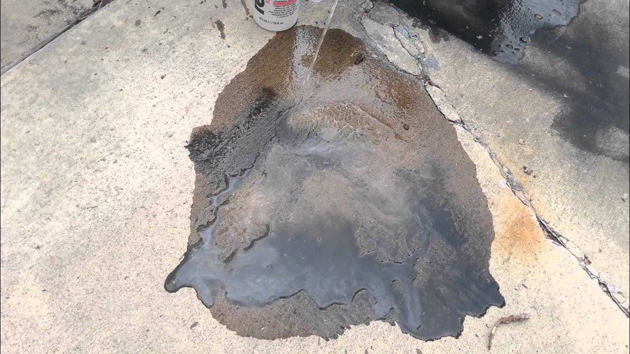 How to get paint off of concrete or driveway YouTube