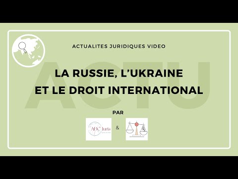 Vidéo: Les sociétés affiliées et leur rôle dans le droit russe