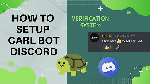 How to setup Carl bot discord | verification system | very easily on your smartphone