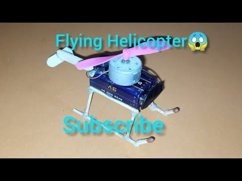 Flying Helicopter😱| How to make a flying helicopter at home - YouTube