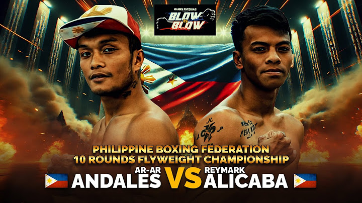 Ar-ar Andales VS Reymark Alicaba | PBF Flyweight Championship | Feb 12, 2025