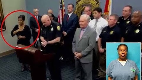 Tampa interpreter signs gibberish at serial k iller presser