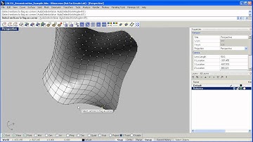 EvoluteTools for Rhino - Tutorial 3: Surface Reconstruction