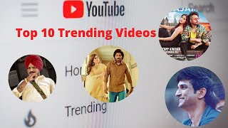 Top 10 Trending Videos by Views on YouTube ||19th July 2020