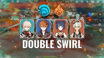 How to Kazuha Double Swirl Pyro & Hydro | Tartaglia Vape