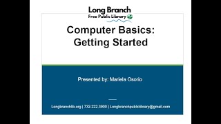 Computer Basics: Getting Started