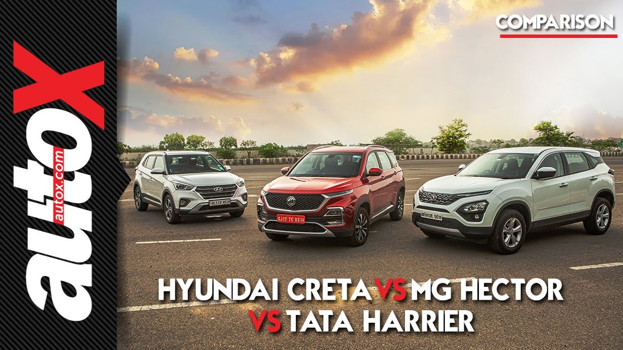 MG Hector vs Hyundai Creta vs Tata Harrier | Comparison | autoX