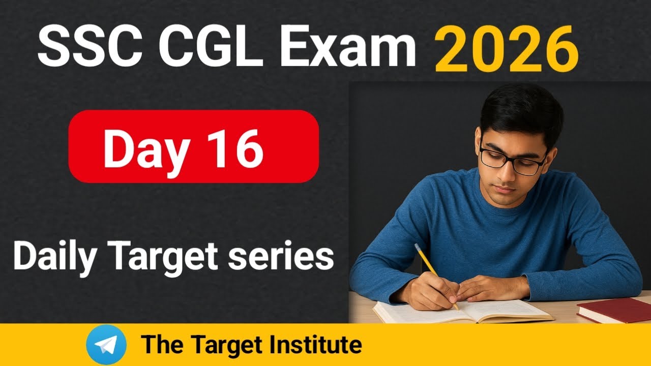 Ssc CGL 2026 Target series Day 16 🎯 || #cgl2026 #sscexam #cgl2025 # ...
