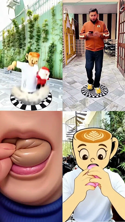 SAYA BUAT Parodi Animasi 3D (AI Animation) ballerina cappucino lubang ajaib dan permen bentuk balon