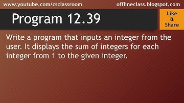 Program 12.39 | Nested Loop | Lec 24 | Part 1 | CH 12 | ICS Part 2 | M. Hassan Hashmi | #csclassroom