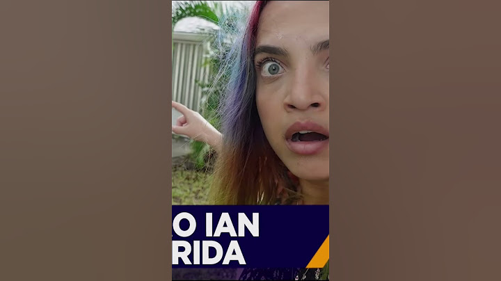 Furacão IAN tá passando aqui agora
