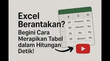 Excel Berantakan? Begini Cara Merapikan Tabel dalam Hitungan Detik!