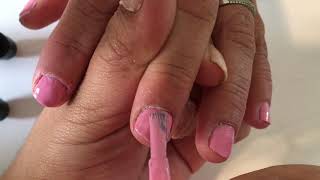 Pink Star Nails