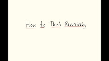 FP 11 - How To Think Recursively