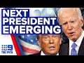 Trump refusing to back down as Biden takes crucial lead: US Election | 9 News Australia