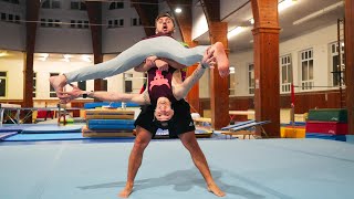 Nacvičujeme si akrobatické vystoupení! | Půjdeme do Československo má talent? @jayfoxreal