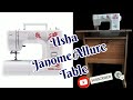 Usha Janome Allure Table with Price | Usha sewing Machine Table | In Hyderabad | More Info Side