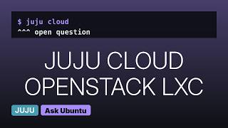 Ubuntu: Juju and Openstack provisioning screenshot 3