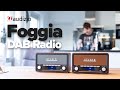 Audizio foggia retro dab radio grey  copper