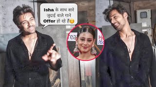 Samarth Jurel Hilarious Reaction on Song With Girlfriend Isha Malviya, Spotted at Andheri