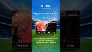 ✨ Mini LED + KEF Sound – Haier M80 makes every moment magical.