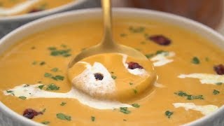 Creamy Butternut Squash Soup Recipe Video Creamy Butternut Squash Soup Recipe Video