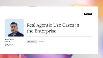 Real Agentic Use Cases in the Enterprise | Steve Shah, SVP/GM @CloudSoftwareGroup