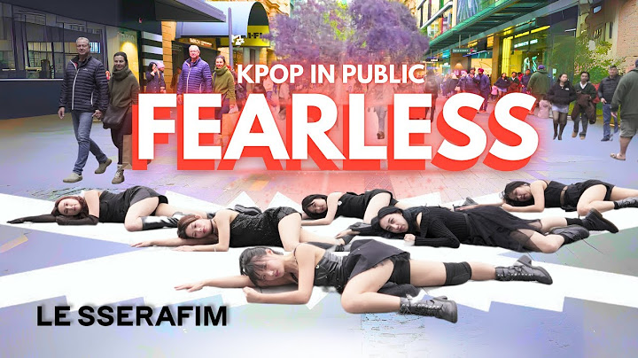 [KCDF 2025 - KPOP IN PUBLIC] LE SSERAFIM (르세라핌) "Fearless" Dance Cover // Australia // HORIZON