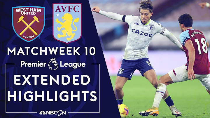 West Ham v. Aston Villa | PREMIER LEAGUE HIGHLIGHTS | 11/30/2020 | NBC Sports