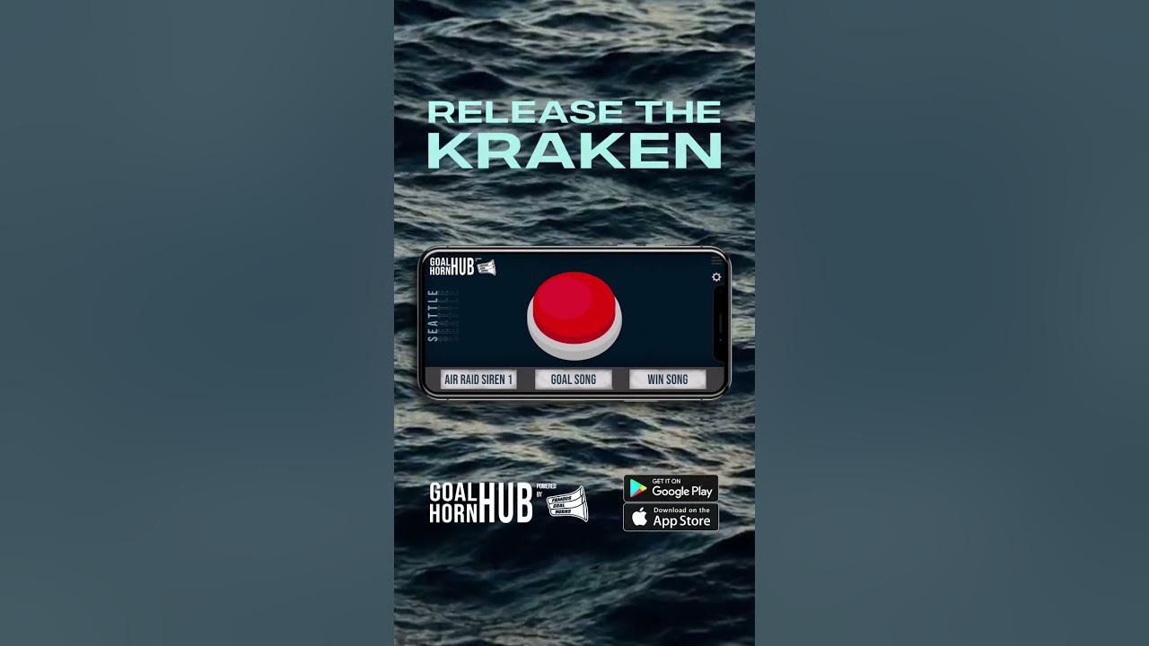 Seattle Kraken's Goal Horn is now available on Goal Horn Hub on iOS and Android!