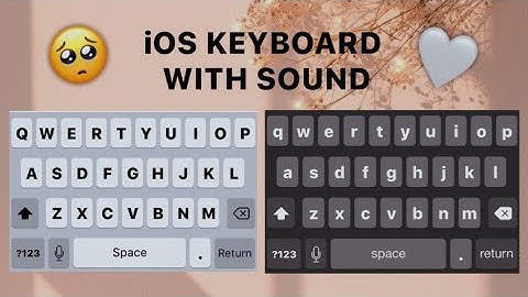 iOS keyboard on android with sound || iOS keyboard sound 2022 || its Snow00