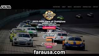 DRIVERS AND SPECTATORS WANTED!! FARA USA RACING DECEMBER 15-17 '23 SEBRING RACEWAY! NO COST TO WATCH