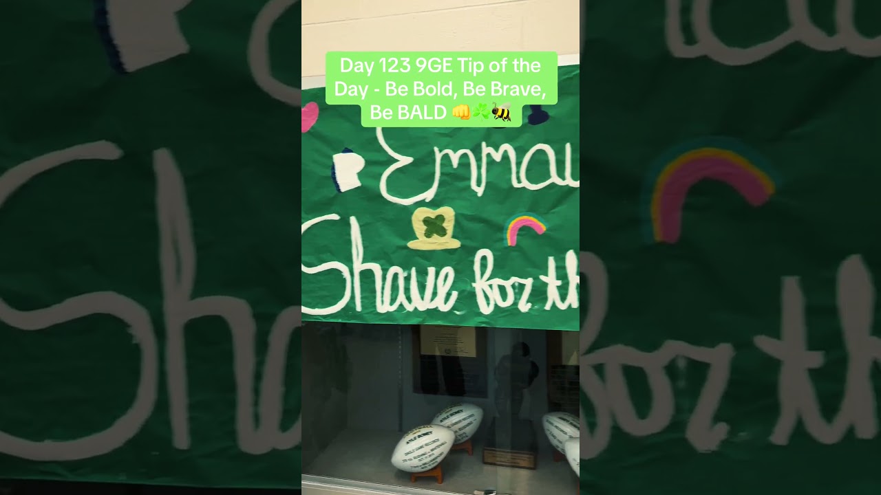 #9thgradeexperience supports St. Baldricks’s Pediatric Cancer research ☘️👊