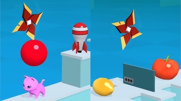 Dont Slice The Cats - Very Satisfying And Relaxing ASMR Slicing Game