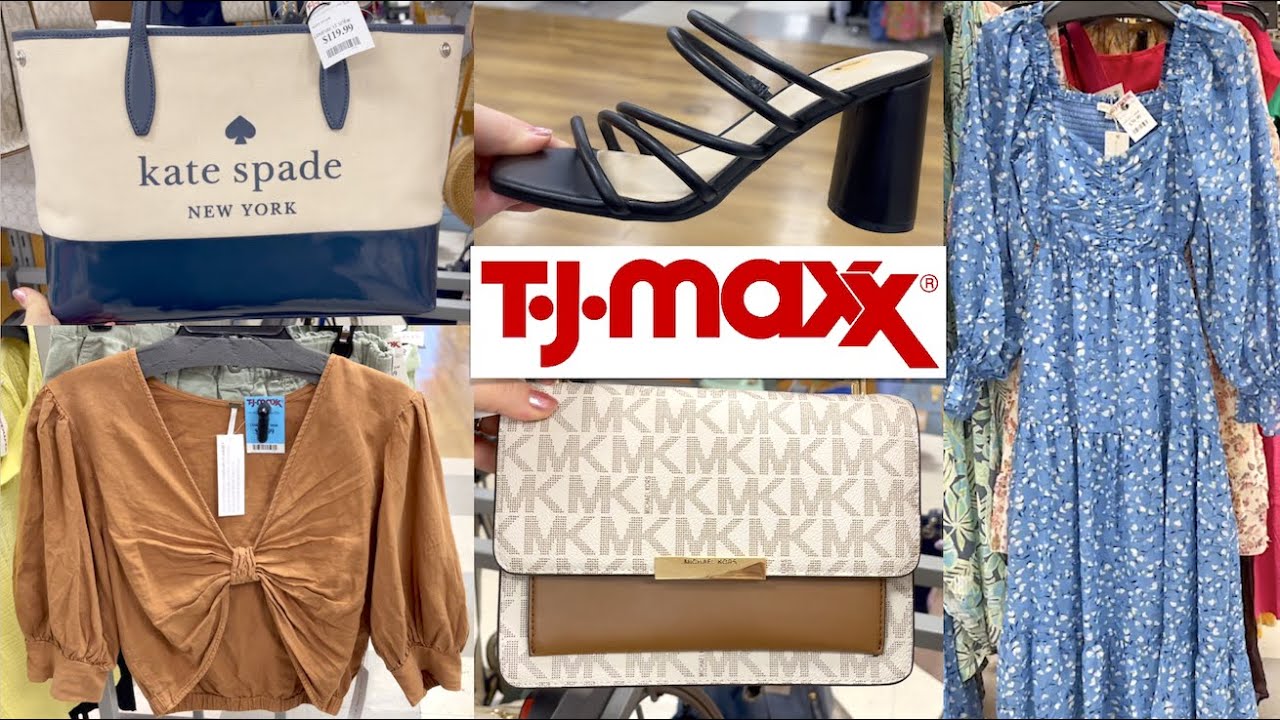 TJ MAXX SHOP WITH ME 2023 RUNWAY CLOTHING FINDS, DESIGNER HANDBAGS