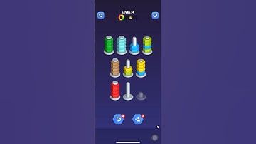 Nut Sort Color Puzzle Games Level 74 #shorts #gaming #shortsfeed #sortinggame