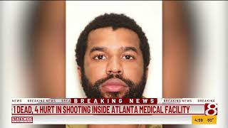 1 dead, 4 hurt in shooting inside Atlanta medical facility
