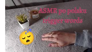 ASMR po polsku 😴 trigger words
