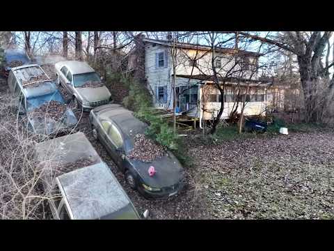 Car Collector's Abandoned House With Working Power Still On